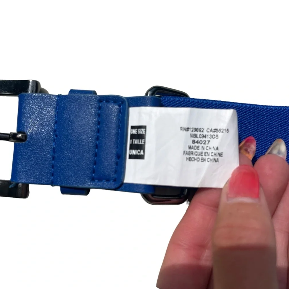 Nike Youth One Size Royal Blue, Elastic Adjustable Baseball Softball Sports Belt